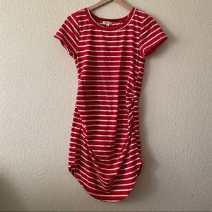 Heart & Hips Dress Red Striped